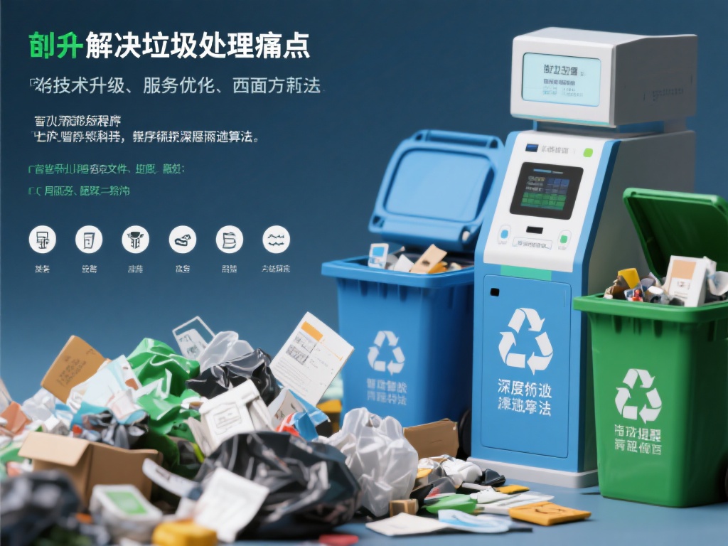 为了有效解决垃圾处理痛点，平台应从技术升级与服务优